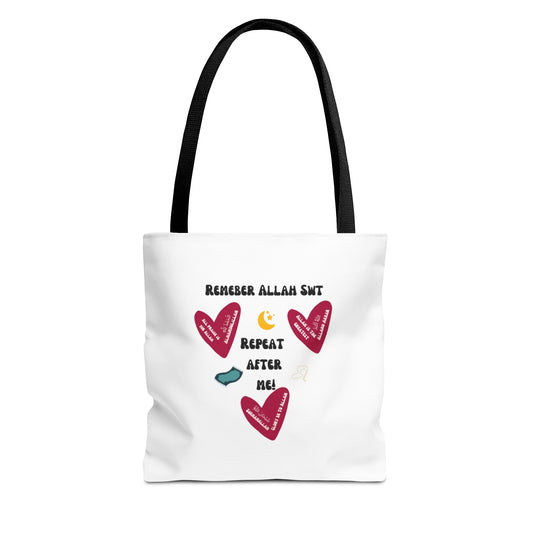 Remeber Allah SWT Tote Bag